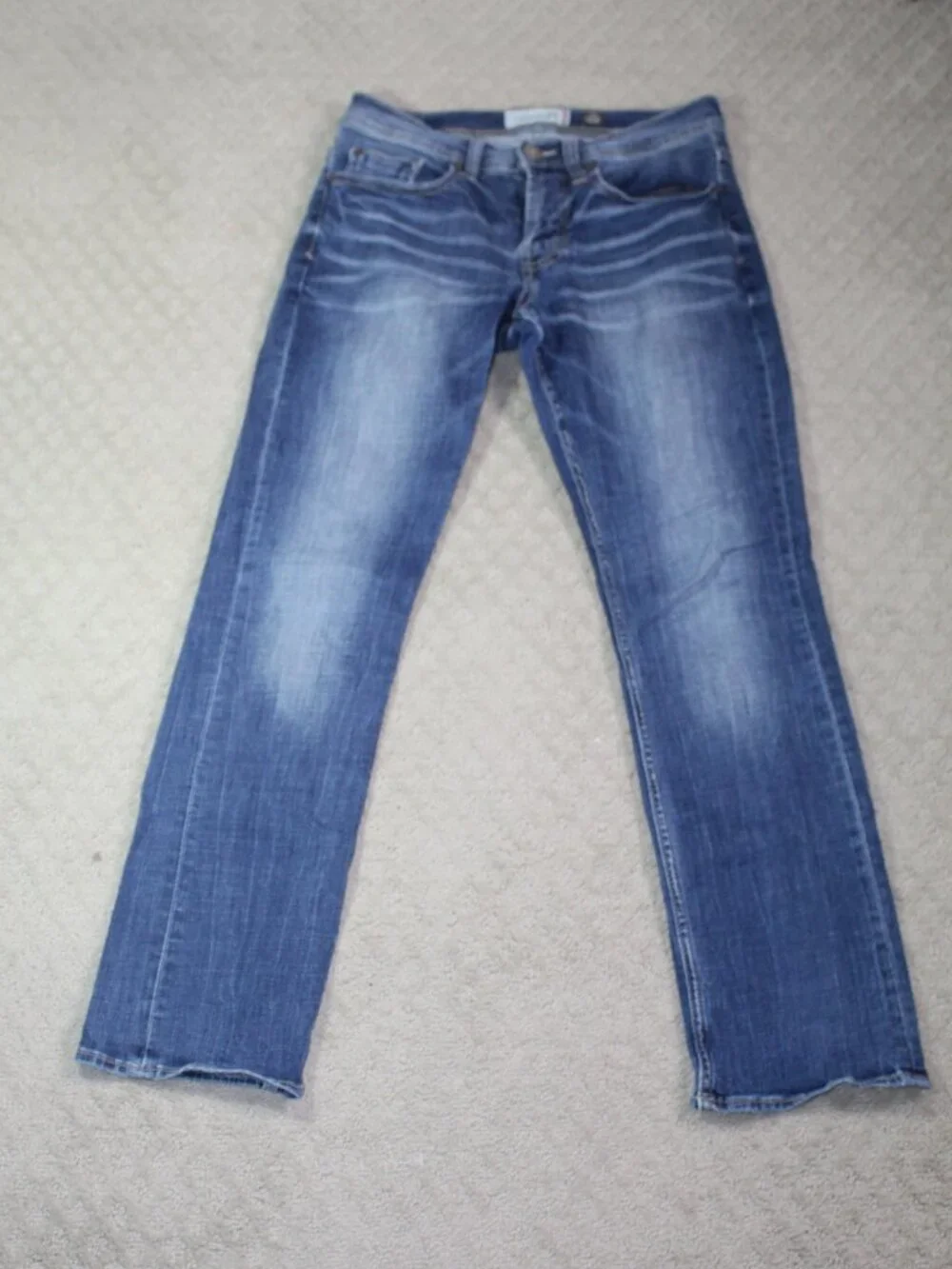 Depart West Size 30S Seeker Straight Leg Mid Rise Blue Jeans